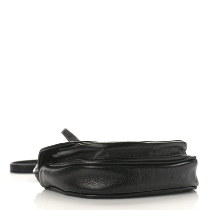 Balenciaga Calfskin Soft B Round Crossbody Bag XS Black 4 of 9