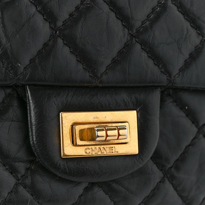 Chanel Aged Calfskin Quilted 2.55 Reissue 225 Flap Black 8 of 11