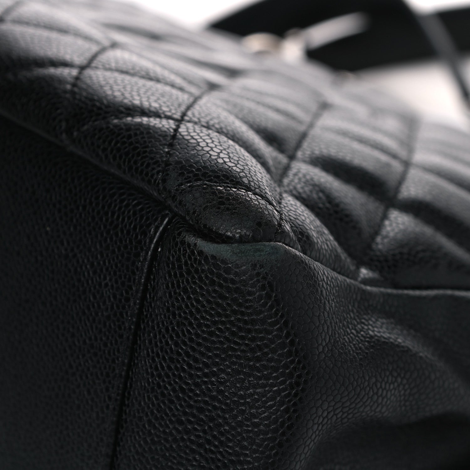 Chanel Caviar Quilted Grand Shopping Tote GST Black 8 of 10