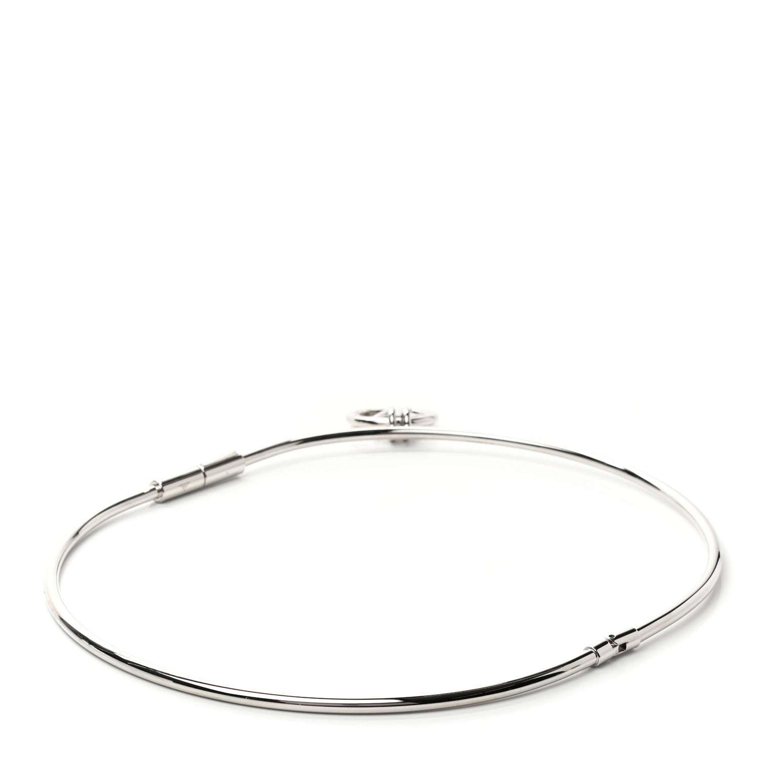 Louis Vuitton Metal LV Circle Belt M Silver 2 of 5