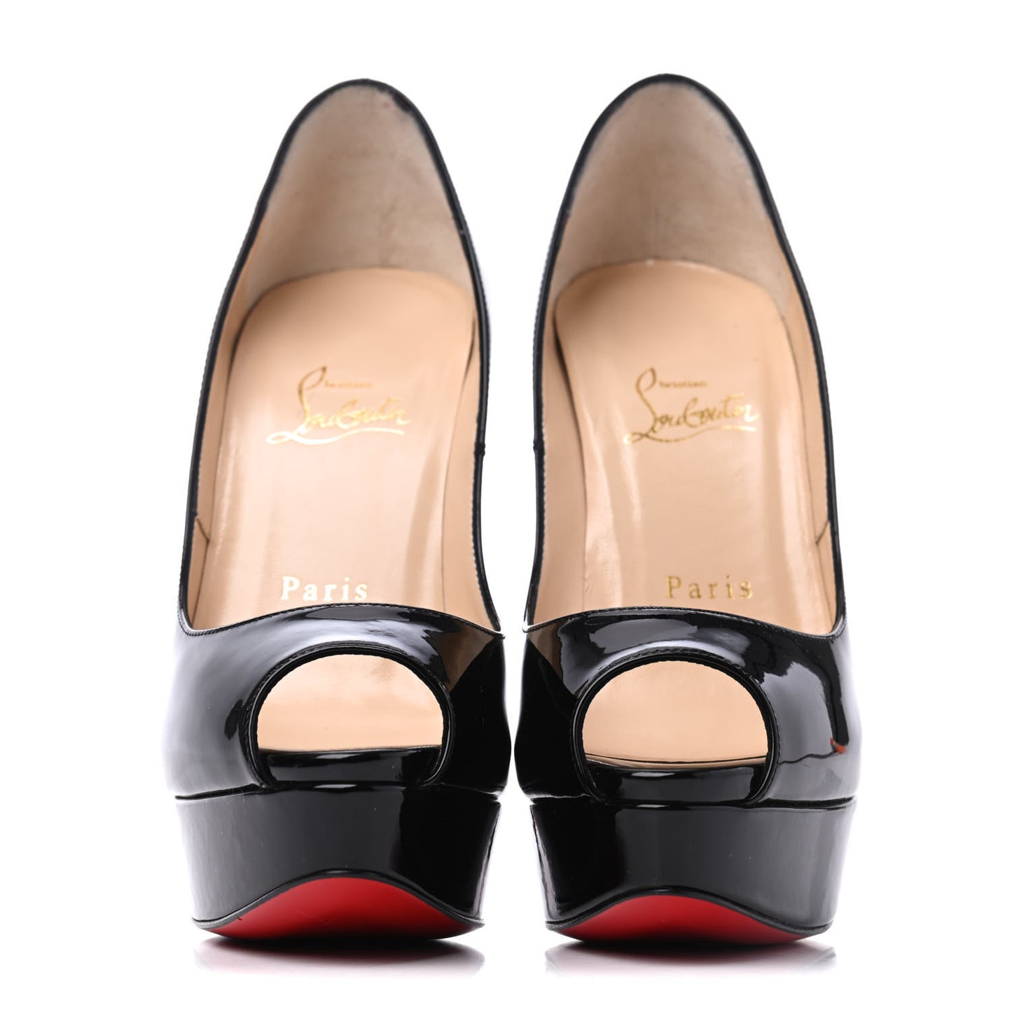 Patent Lady Peep 150 Pumps 37.5 Black