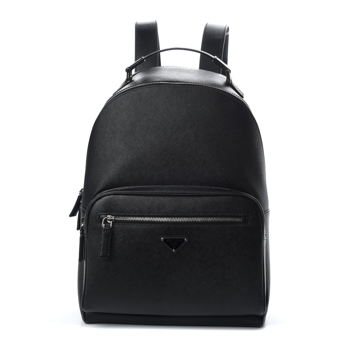 Saffiano Travel Backpack Black