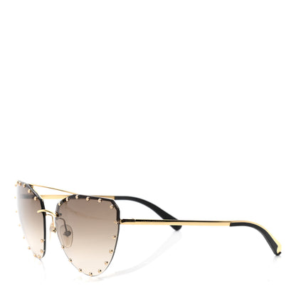Louis Vuitton The Party Aviator Sunglasses Z0995E Brown 1 of 4