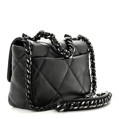 Chanel Lambskin Quilted Medium Chanel 19 Flap So Black 3 of 11