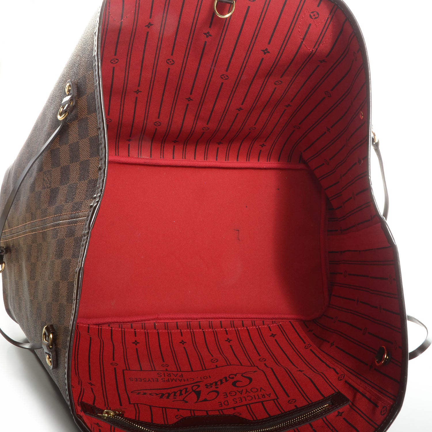 Louis Vuitton Damier Ebene Neverfull GM 5 of 7