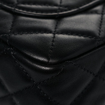 Chanel Lambskin Quilted Mini Rectangular Pearl Crush Flap Black 12 of 15