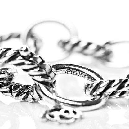David Yurman Sterling Silver 10mm Medium Oval Link Bracelet 4 of 4