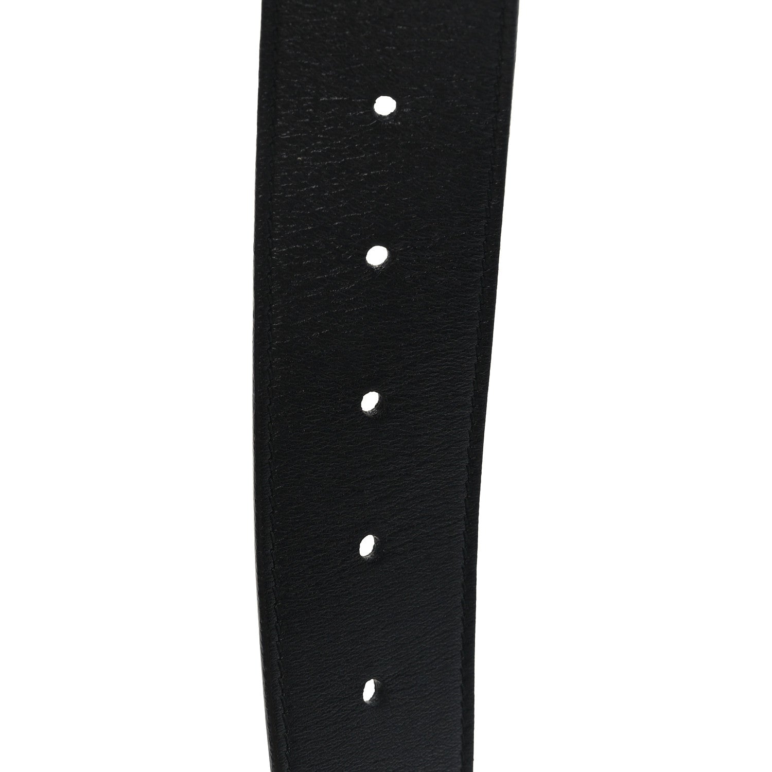 Gucci Moon Calfskin Pearl Double G 40mm Belt 85 34 Black Cream 5 of 6