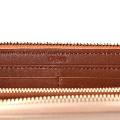 Chloe Lambskin Sense Zip Around Wallet Cement Pink 6 of 9