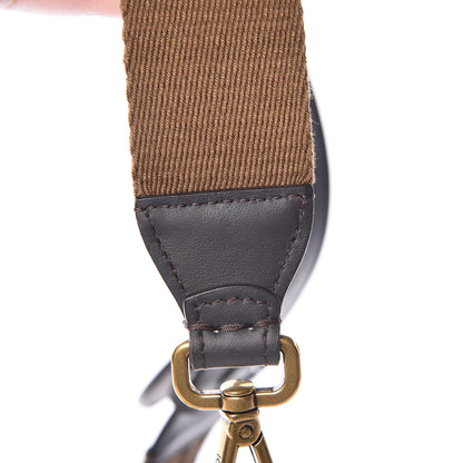 Fendi Ribbon Vitello Century FF 1974 Flat Studded Strap You Fango Marrone Ebano 5 of 7