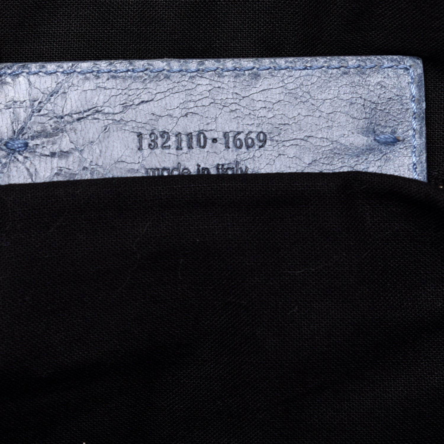 Balenciaga Agneau Classic Hardware Work Bleu Glacier 9 of 12