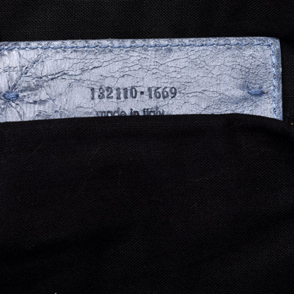 Balenciaga Agneau Classic Hardware Work Bleu Glacier 9 of 12