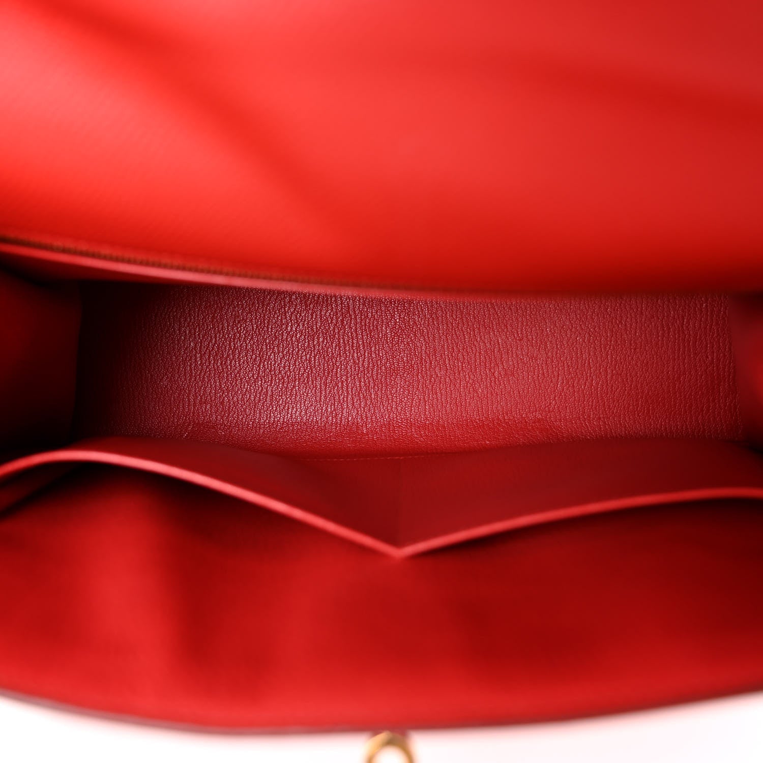 Hermes Epsom Kelly Sellier 32 Rouge Tomate 5 of 12