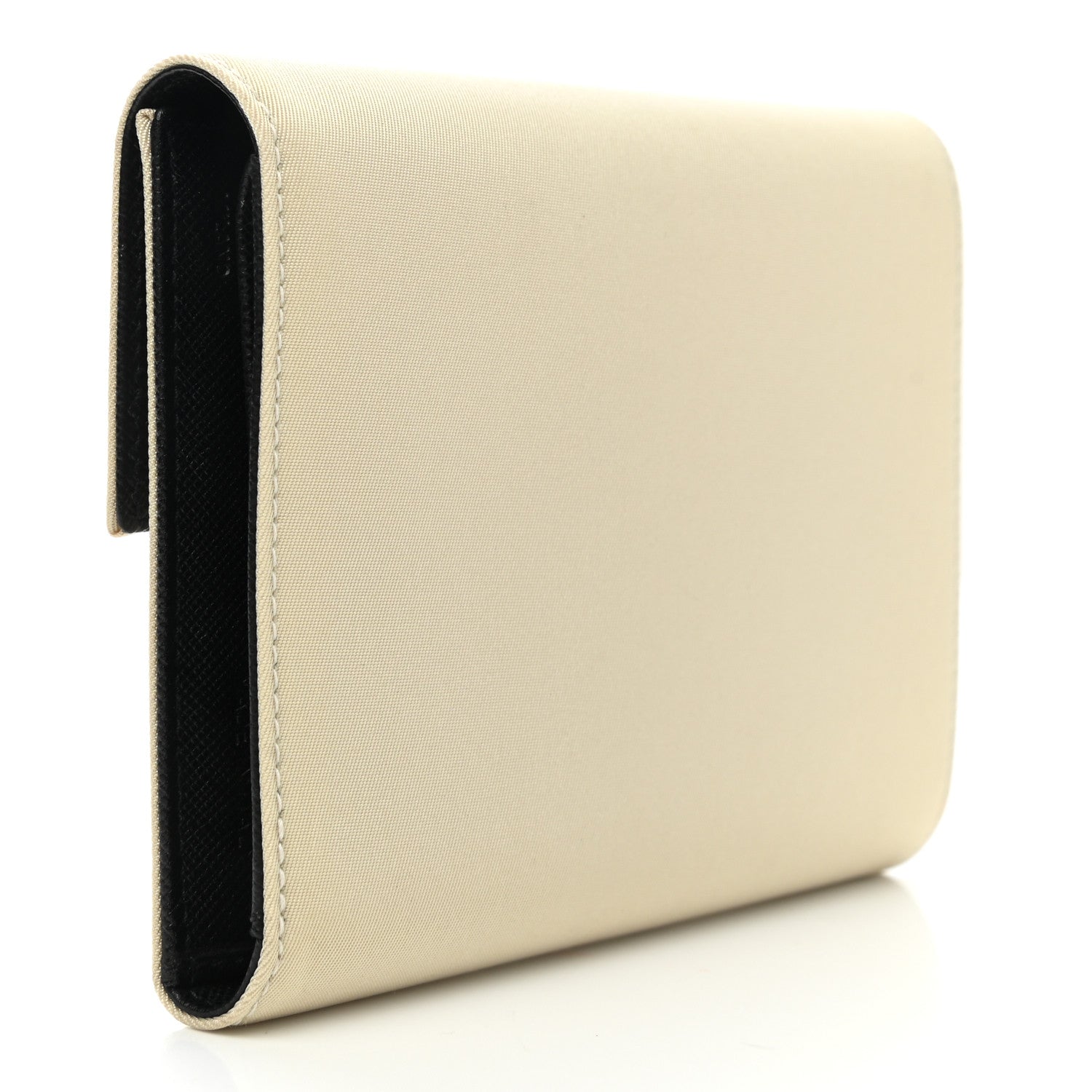 Prada Tessuto Nylon Saffiano Tri-Fold Compact Wallet Lavanda 3 of 7