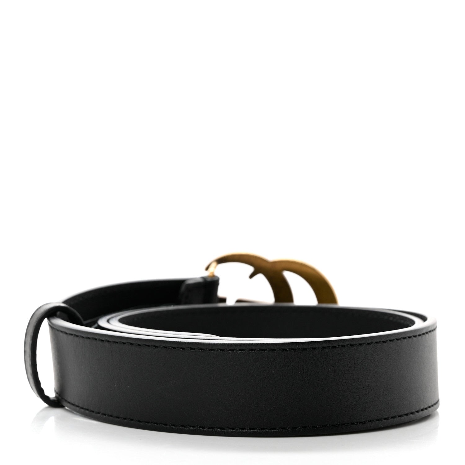 Gucci Moon Calfskin Double G 30mm Belt 75 30 Black 2 of 5