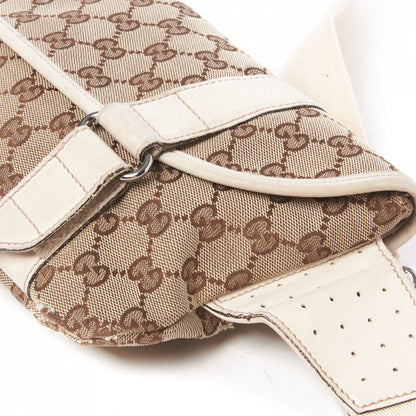 Gucci Monogram Waist Belt Bag Off White 5 of 9