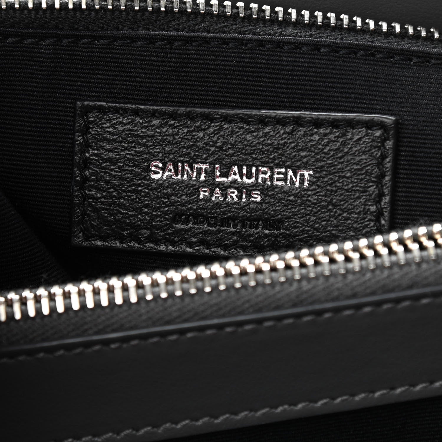 Saint Laurent Calfskin Y Quilted Monogram Medium Loulou Chain Satchel Grey 6 of 9