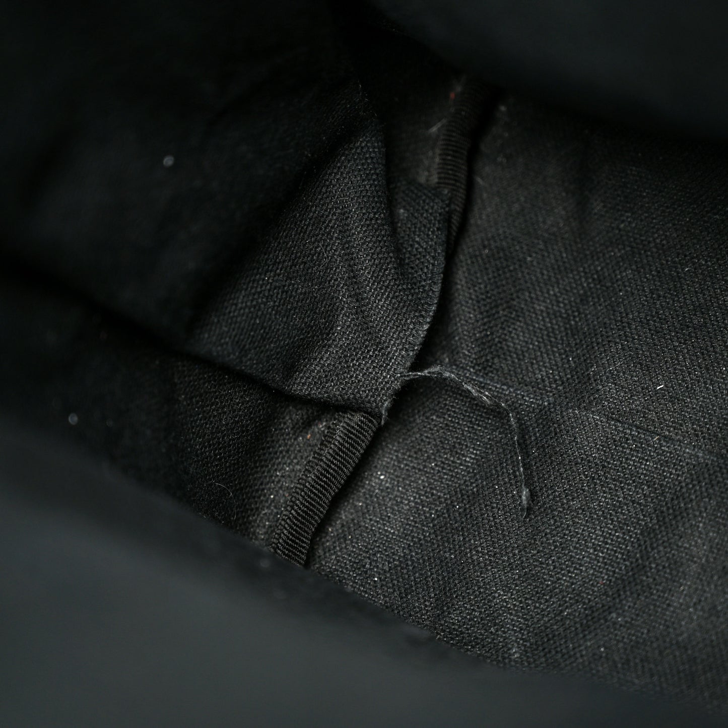 Canvas House Check Backpack Black