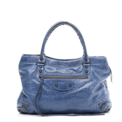 Balenciaga Chevre Classic Hardware Purse Bleu 1 of 9