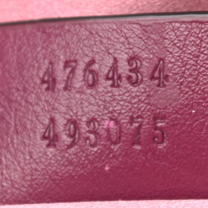 Gucci Velvet Matelasse GG Marmont Belt Bag 75 30 Fuchsia Violet Cyclamen 7 of 10