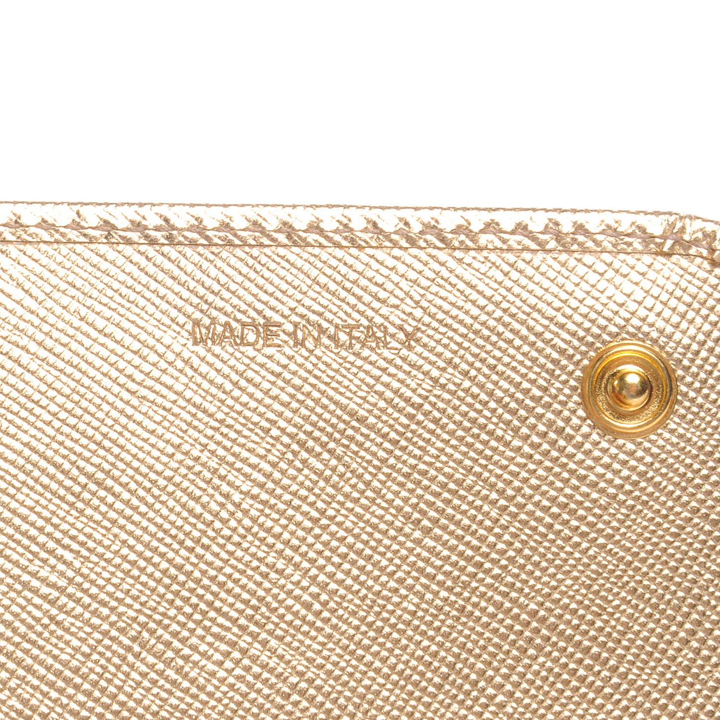 Saffiano Continental Flap Wallet Platino