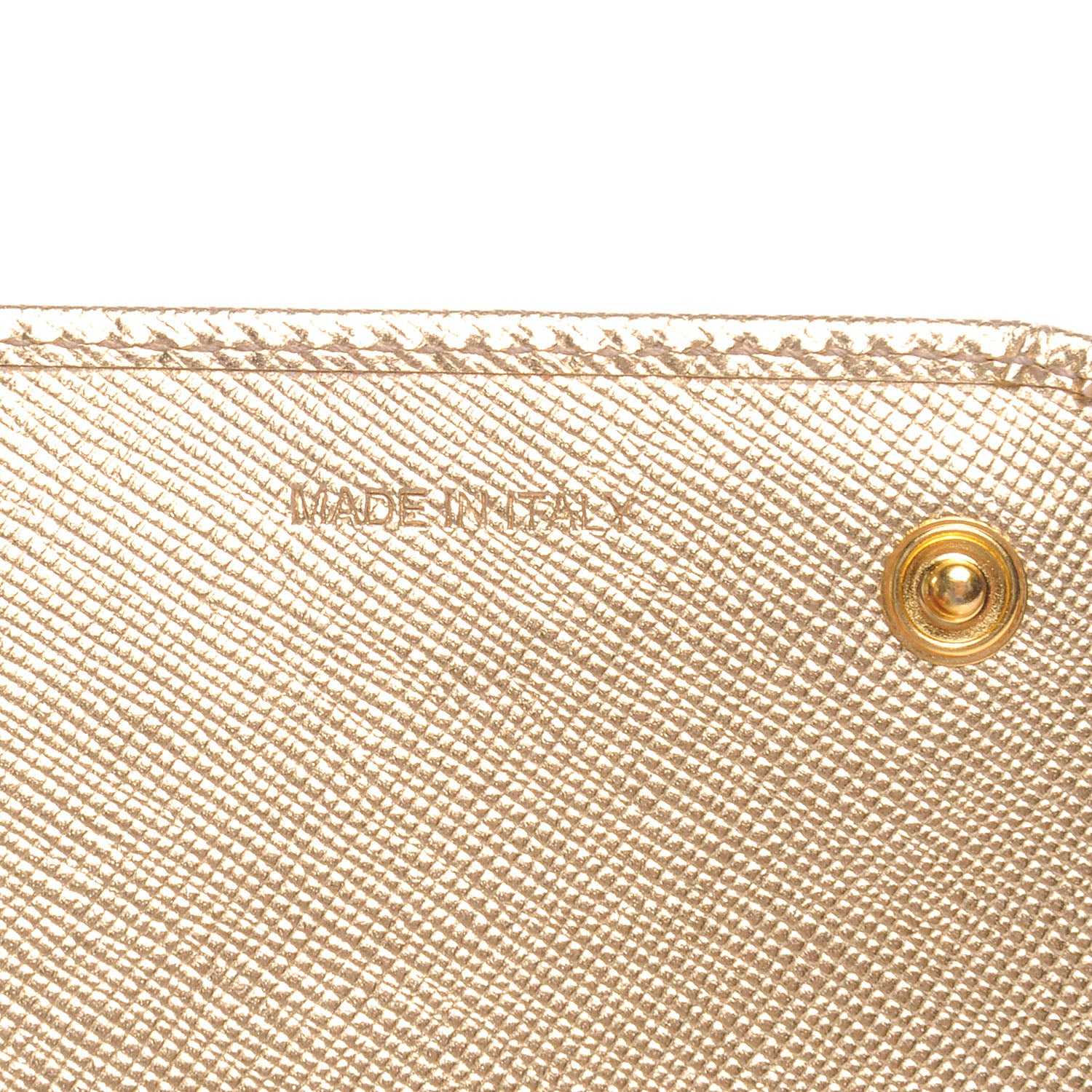 Prada Saffiano Continental Flap Wallet Platino 8 of 10