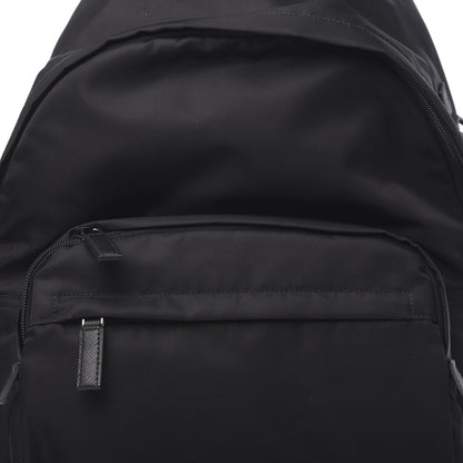 Prada Tessuto Nylon Saffiano Day Backpack Black 8 of 8
