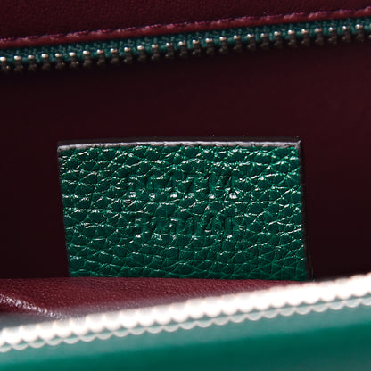 Gucci Grainy Calfskin Medium Zumi Top Handle Bag Vintage Green 6 of 9