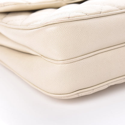 Chanel Caviar Quilted Medium Urban Companion Flap White 9 of 12