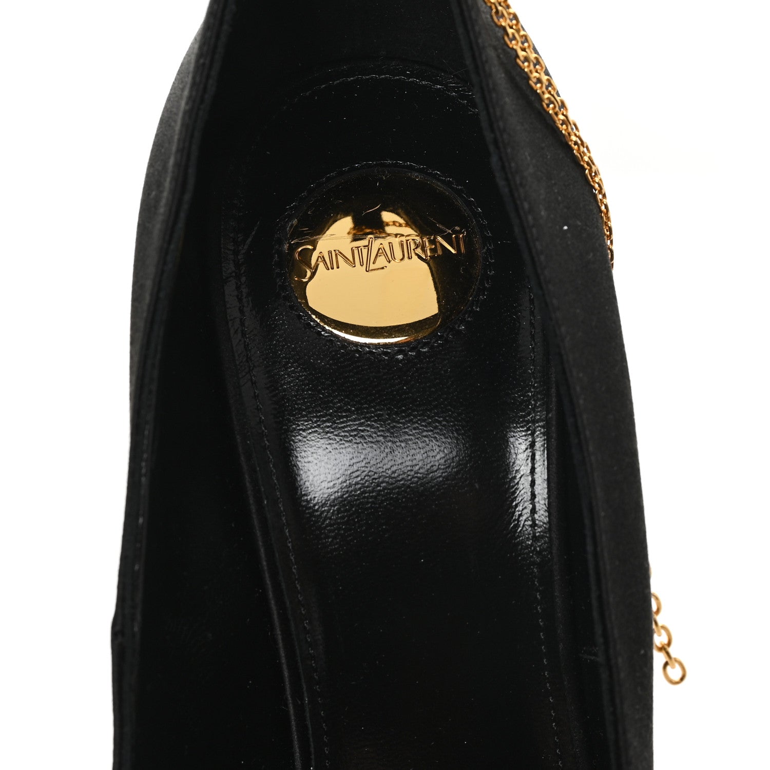 Saint Laurent Raso Regale Regine 110 Pumps 39 Black 8 of 9