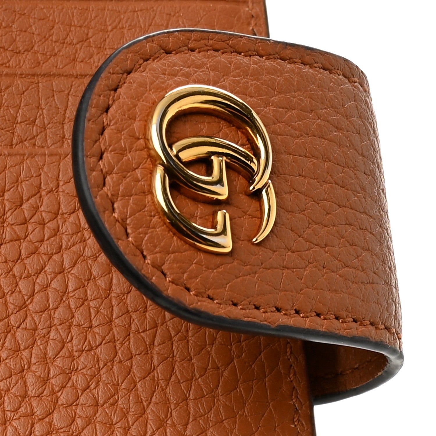 Gucci Piuma Calfskin Medium Bamboo Double G Wallet Cuir 6 of 7