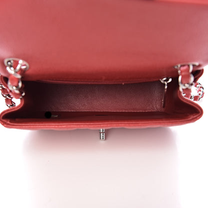 Chanel Caviar Quilted Mini Square Flap Red 5 of 12