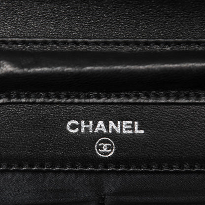 Chanel Nylon Travel Wallet On Chain WOC Black 6 of 9