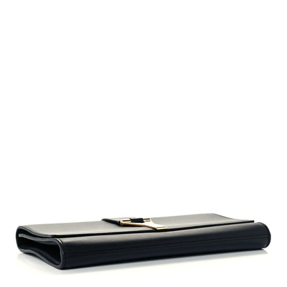 Saint Laurent Calfskin Classic Y Ligne Clutch Black 4 of 11