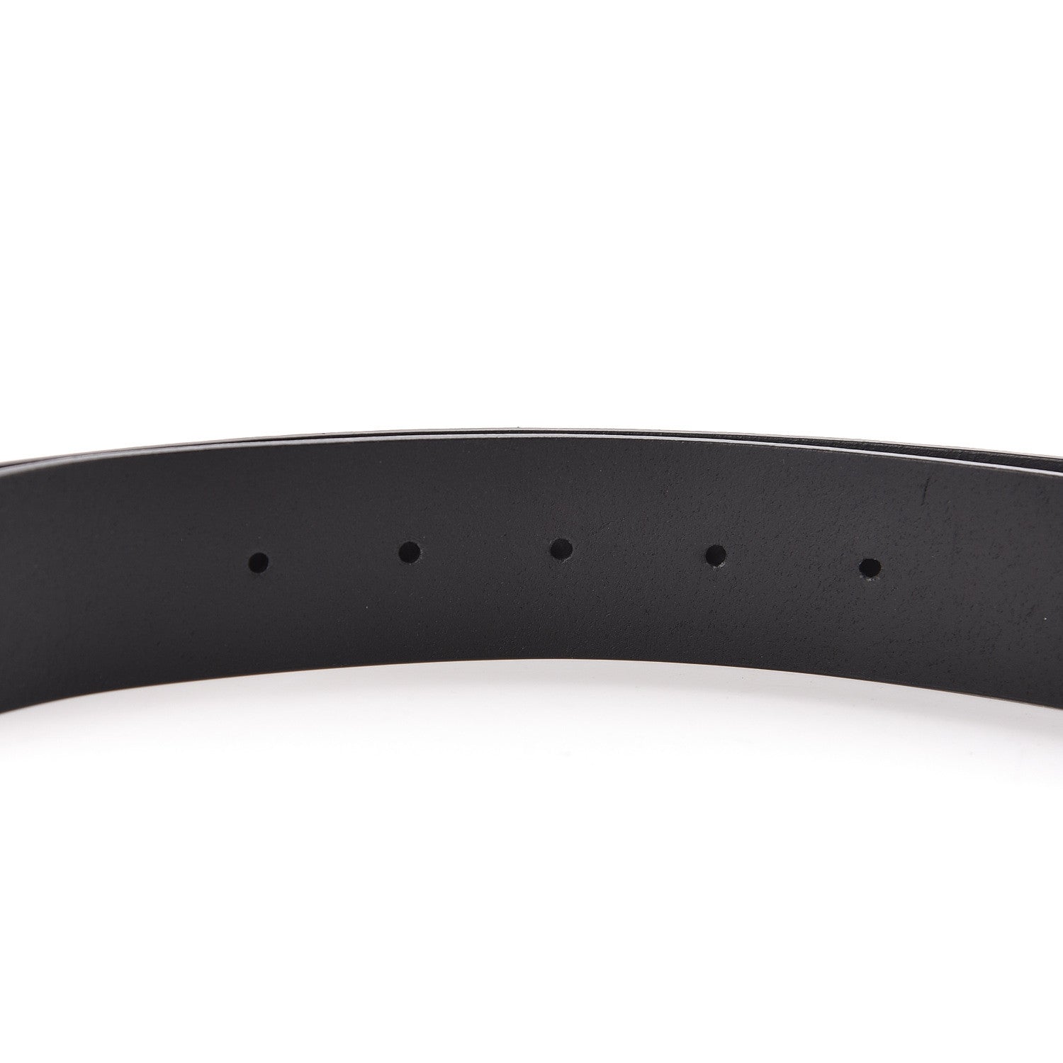 Gucci Selleria Calfskin Nickel Interlocking G 37mm Belt 120 48 Black 7 of 8