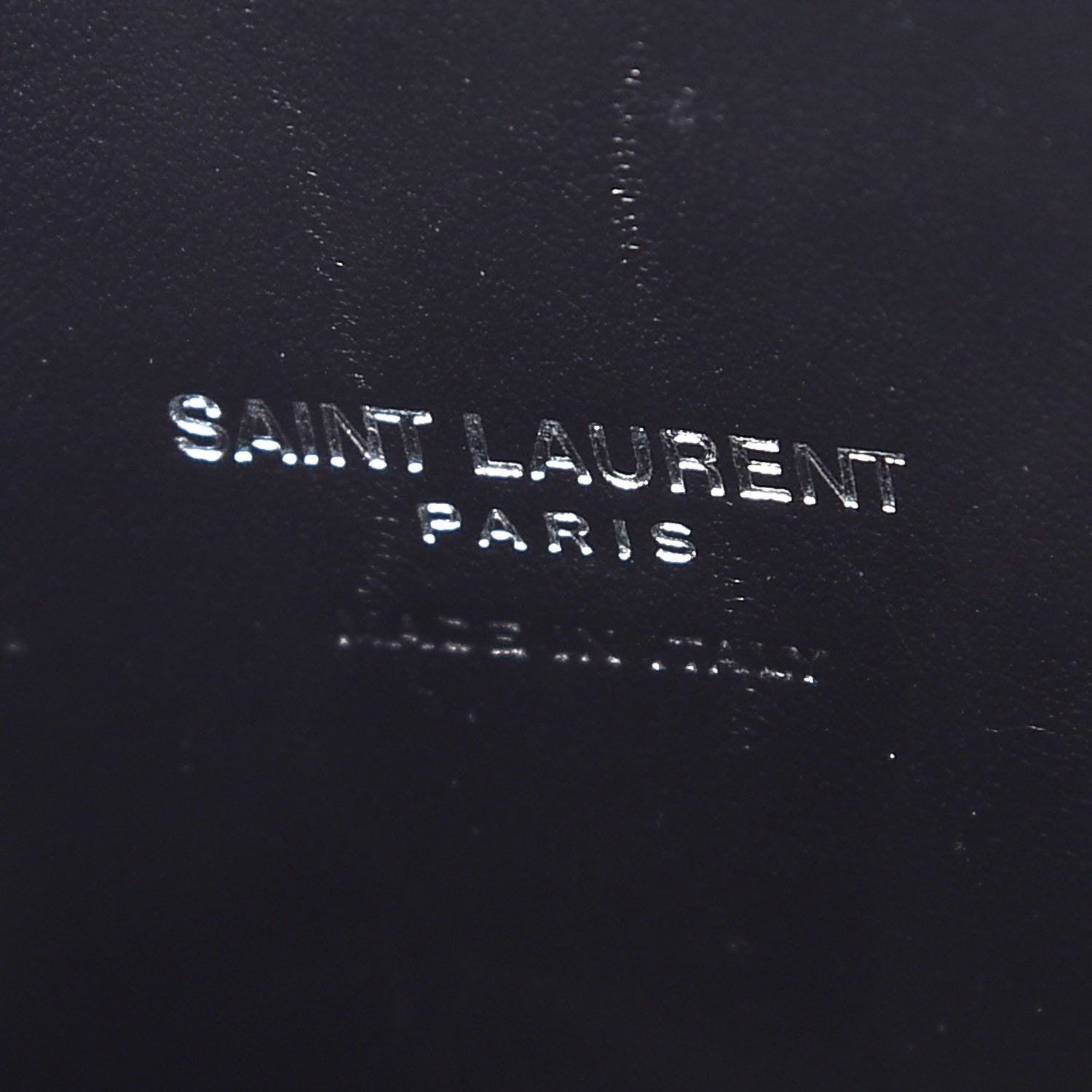 Saint Laurent Calfskin Crocodile Embossed Nano Sac De Jour Black 6 of 7