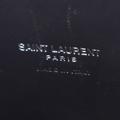 Saint Laurent Calfskin Crocodile Embossed Nano Sac De Jour Black 6 of 7