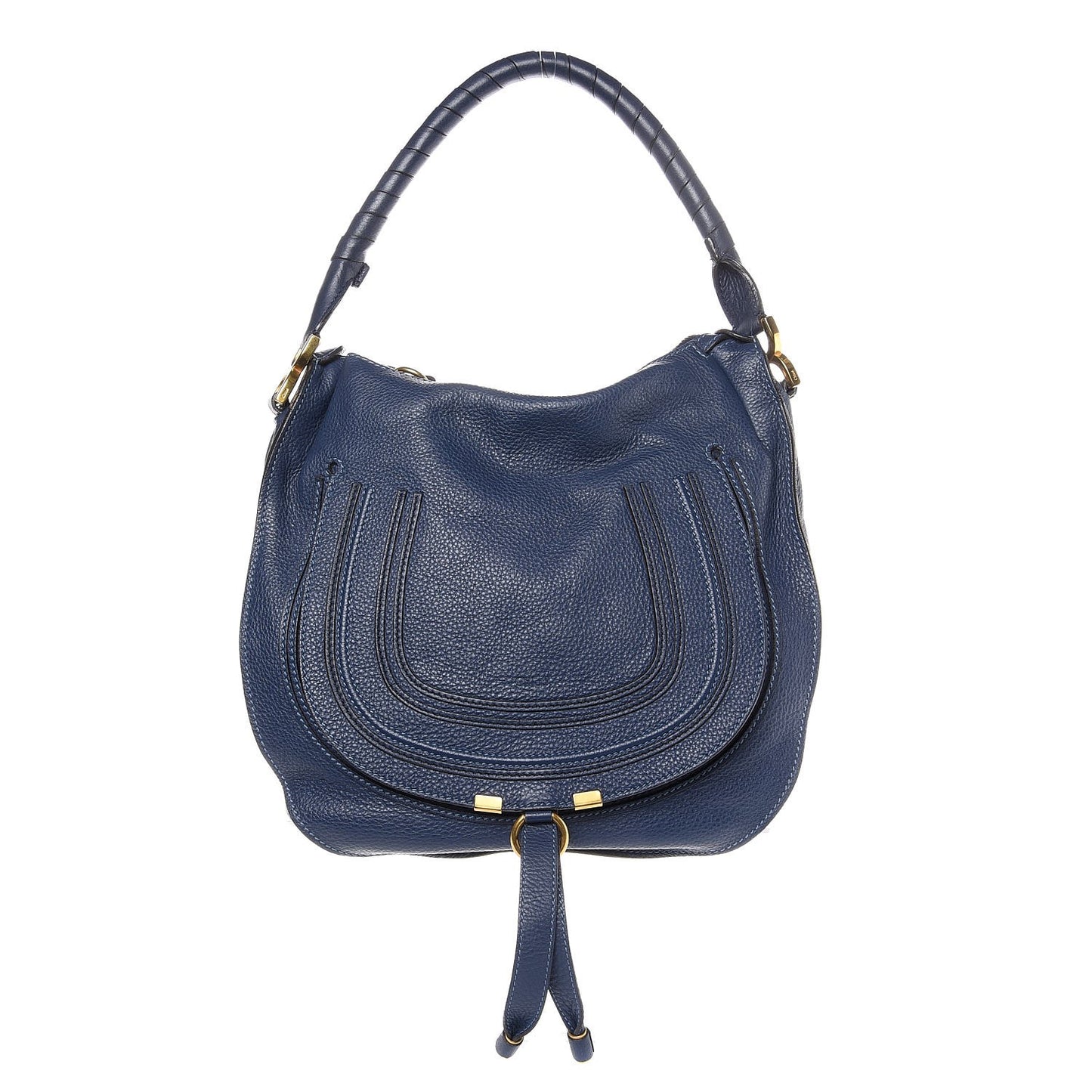 Calfskin Medium Marcie Hobo Scuba Blue