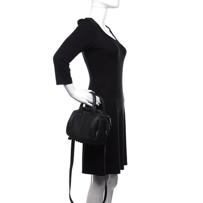 Alexander Wang Pebbled Lambskin Rockie Black Matte Black Hardware 3 of 10