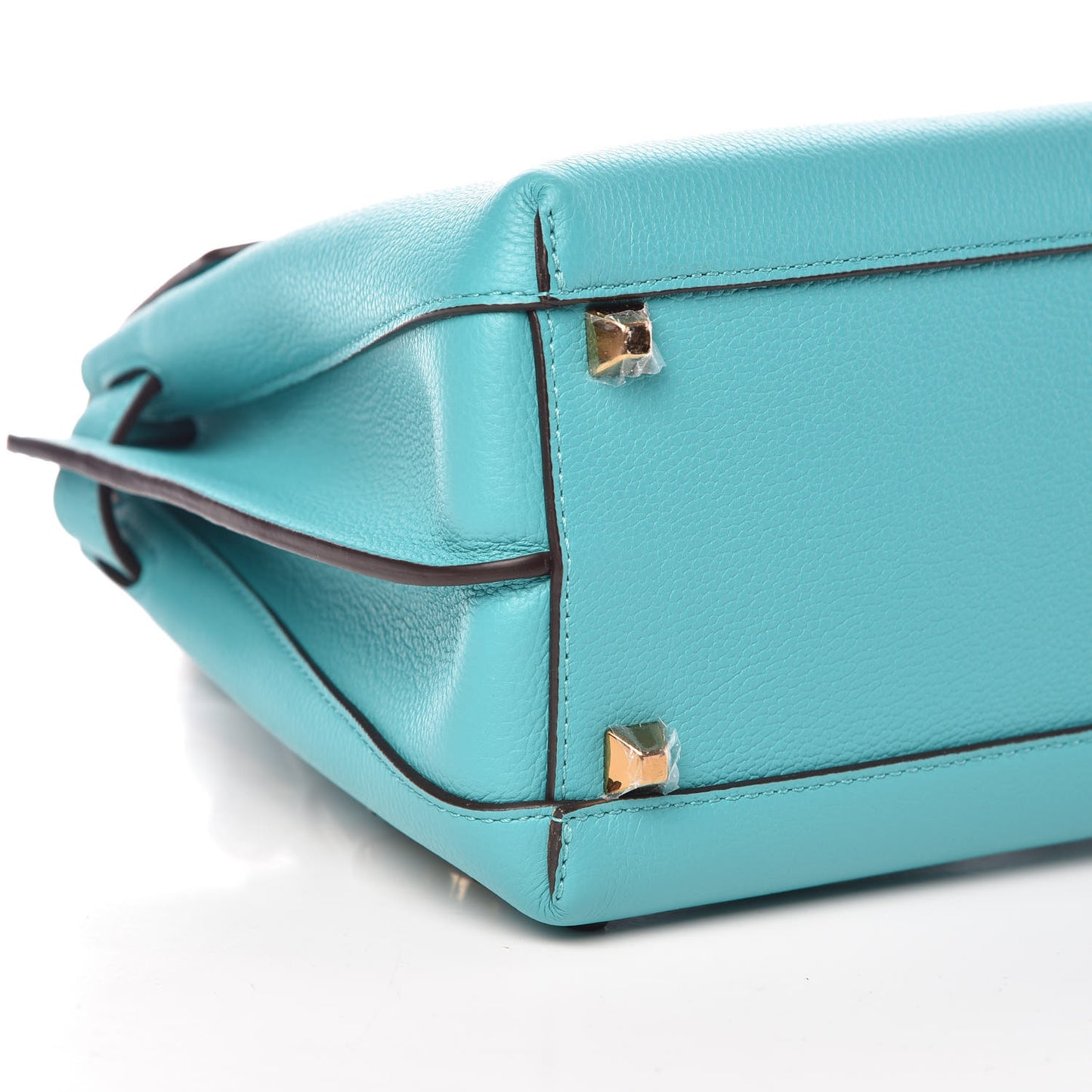 Grained Calfskin Medium Milla Convertible Backpack Oasis Green