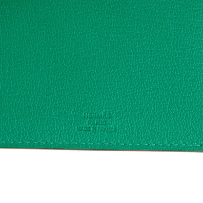 Hermes Chevre Mysore Tarmac PM Passport Holder Menthe 6 of 7