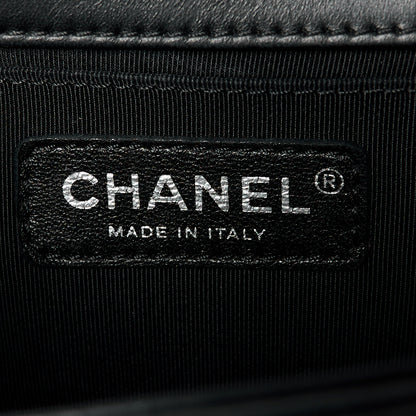 Chanel Lambskin Quilted Small Boy Flap Black 6 of 10