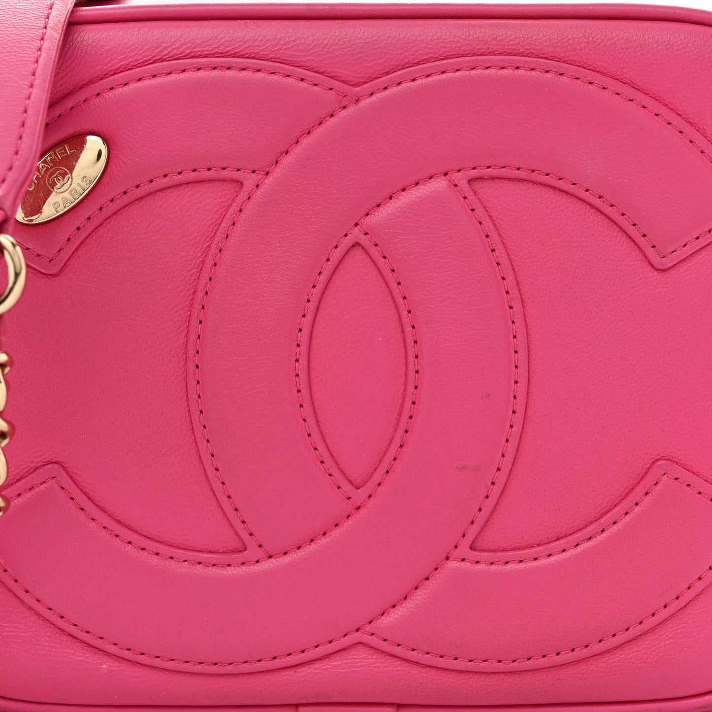 Lambskin CC Mania Camera Case Pink