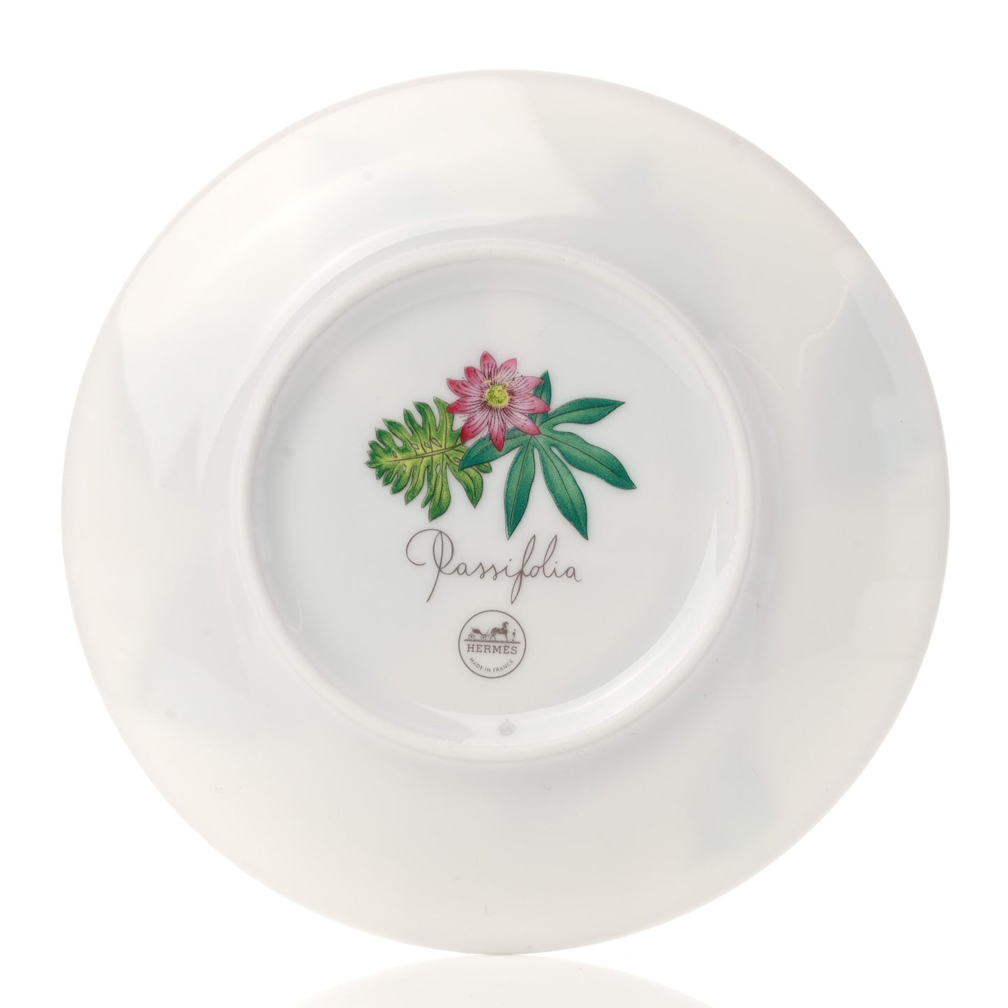 Porcelain Passifolia Dessert Plate Set of 2