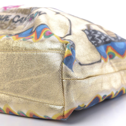 Chanel Graffiti Printed Canvas Street Spirit Tote Multicolor 7 of 14