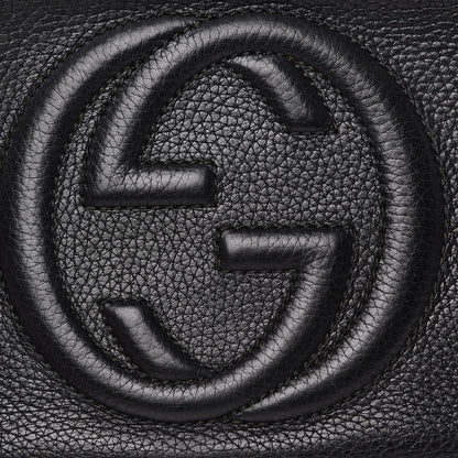 Gucci Pebbled Calfskin Small Soho Disco Bag Black 9 of 15