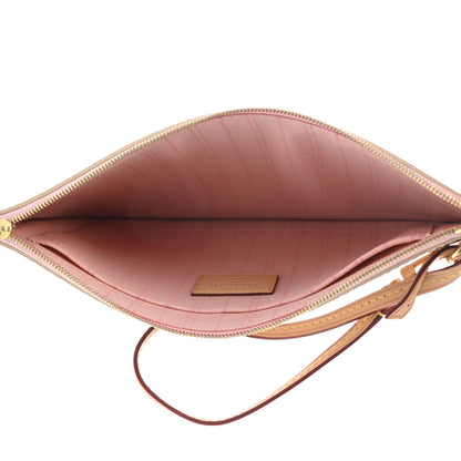 Louis Vuitton Damier Azur Neverfull MM GM Pochette Rose Ballerine 5 of 7