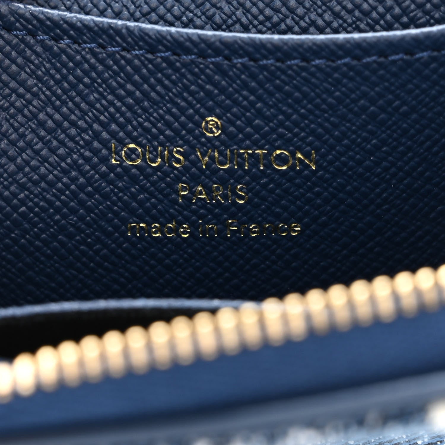 Louis Vuitton Denim Monogram Jacquard Zippy Coin Purse Bleu 6 of 7