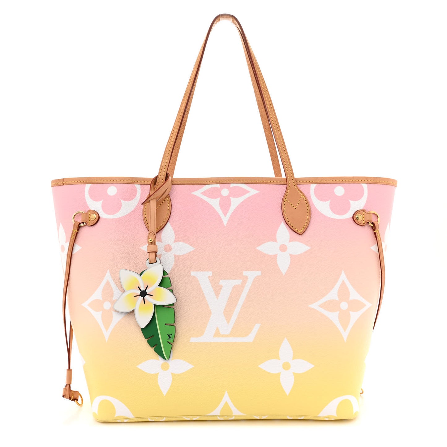 Monogram Giant By The Pool Neverfull MM Light Pink