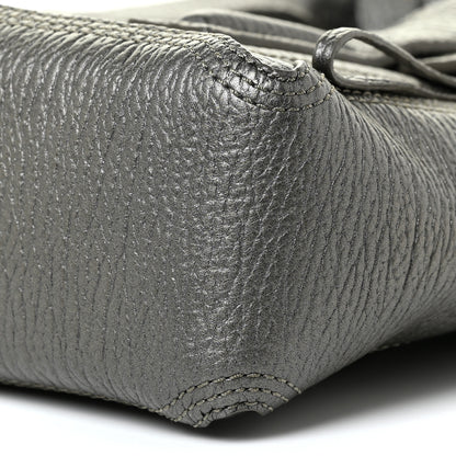 3.1 Phillip Lim Metallic Textured Calfskin Mini Pashli Satchel Silver 10 of 13
